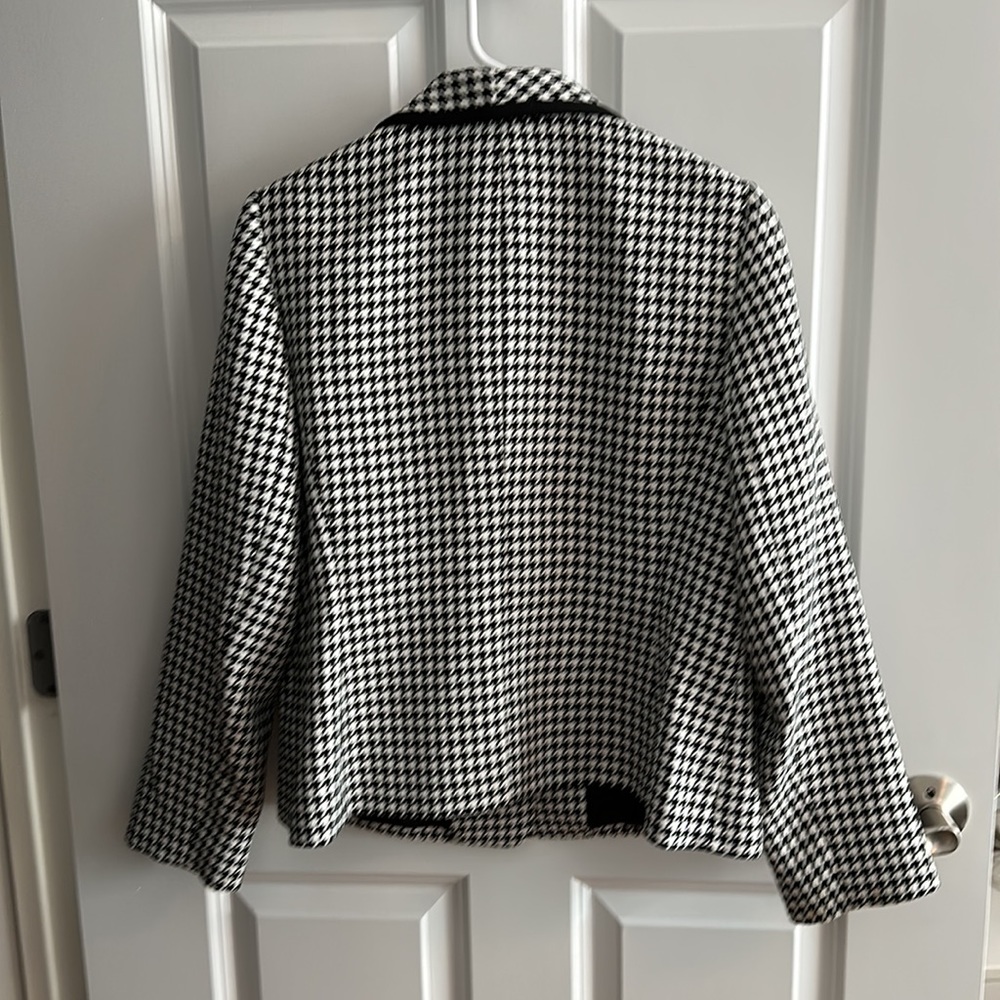 Houndstooth Pattern Blazer - image 2